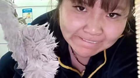 郭老师吃瓜女孩,一场意外的网络风云